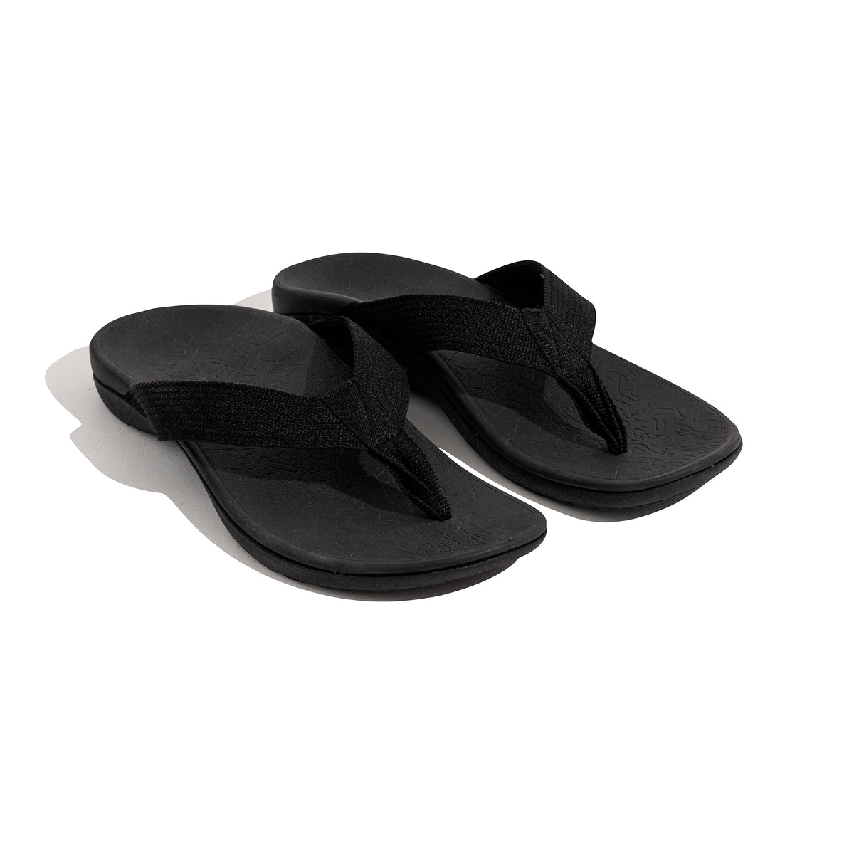 Axign Premium Orthotic Thongs Black