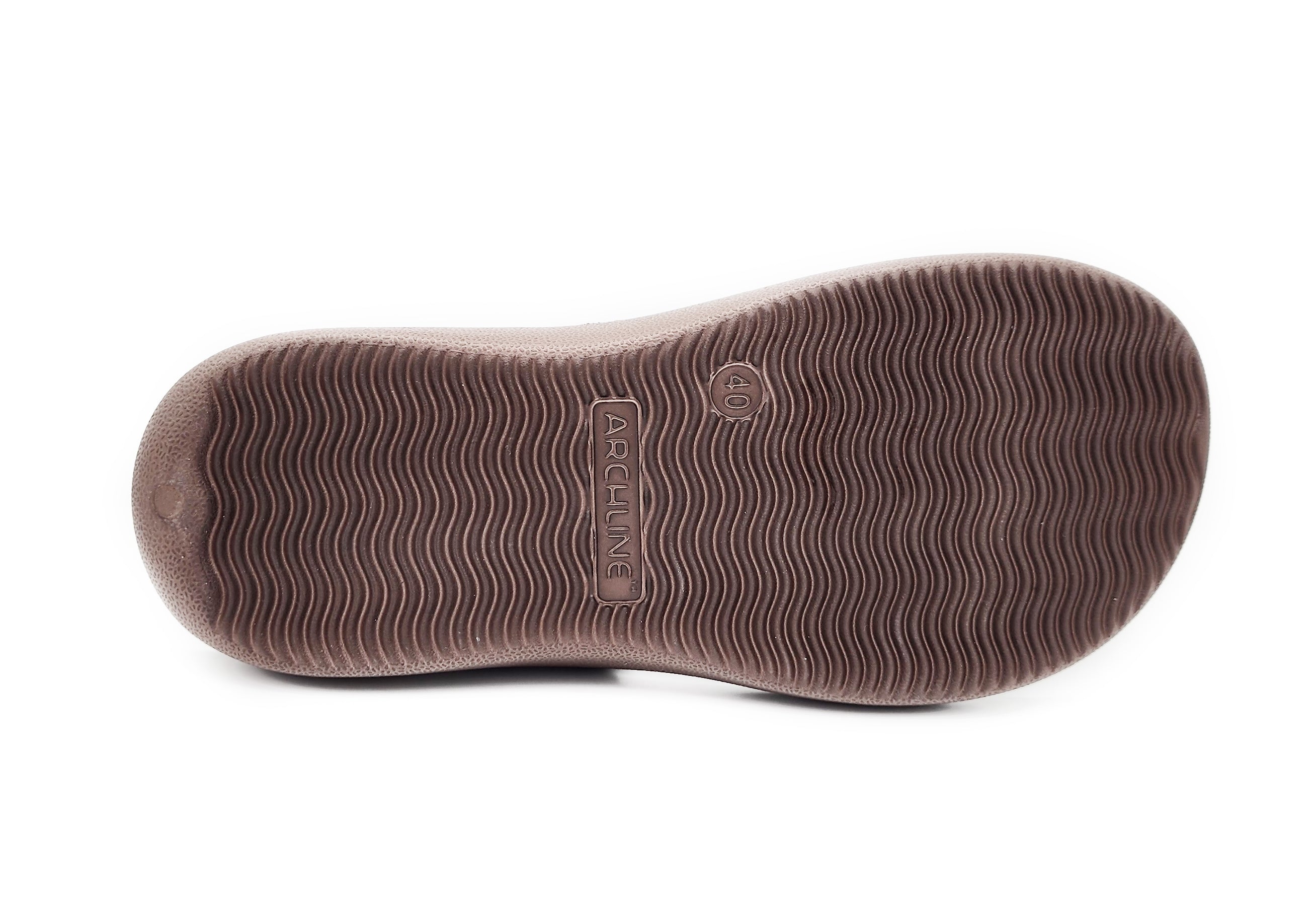 Archline Rebound Orthotic Thongs - Brown