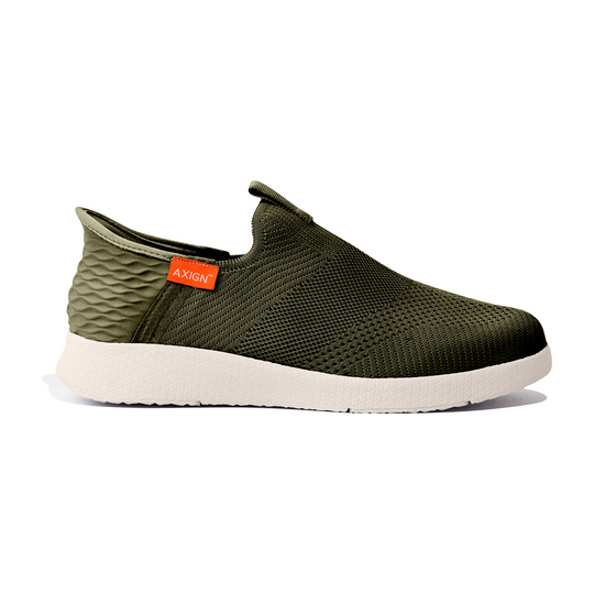 Axign Slipstream Lightweight Slip-On Orthotic Shoe - Khaki