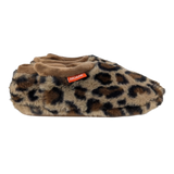 Archline Orthotic Slippers Closed – Leopard Tan