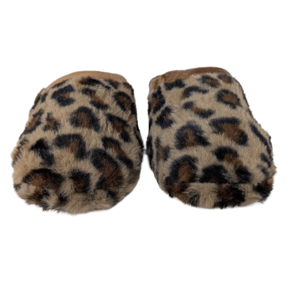 Archline Orthotic Slippers Slip-On – Leopard Tan