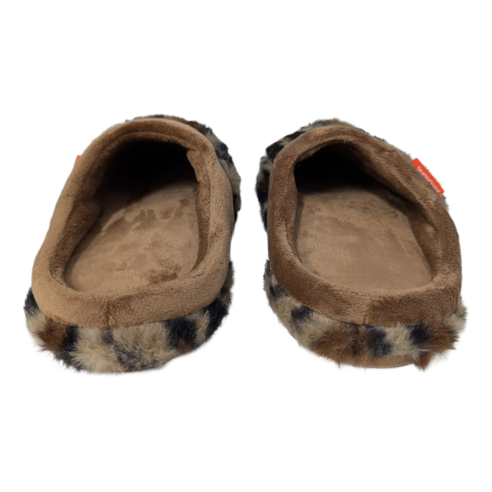Archline Orthotic Slippers Slip-On – Leopard Tan