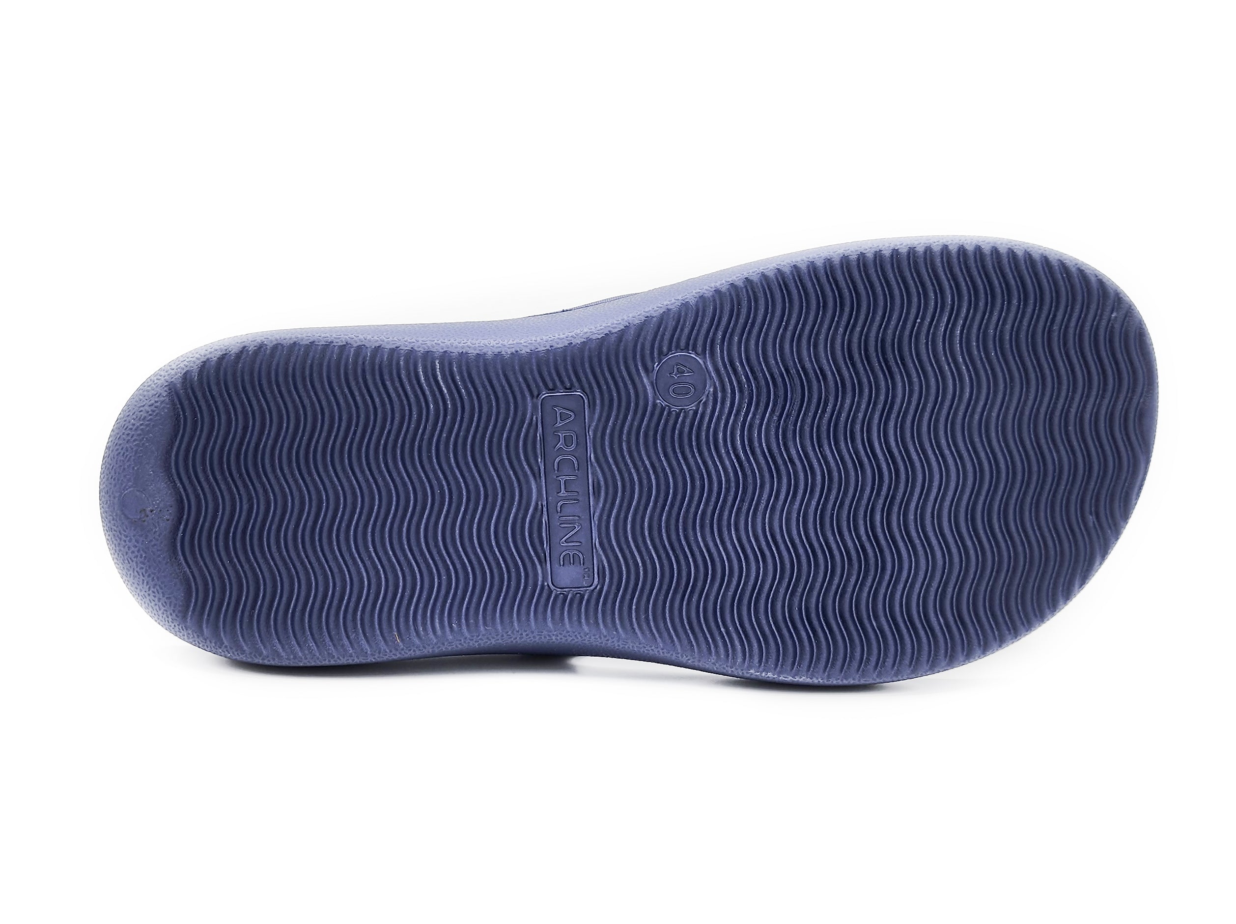 Archline Rebound Orthotic Thongs - Navy