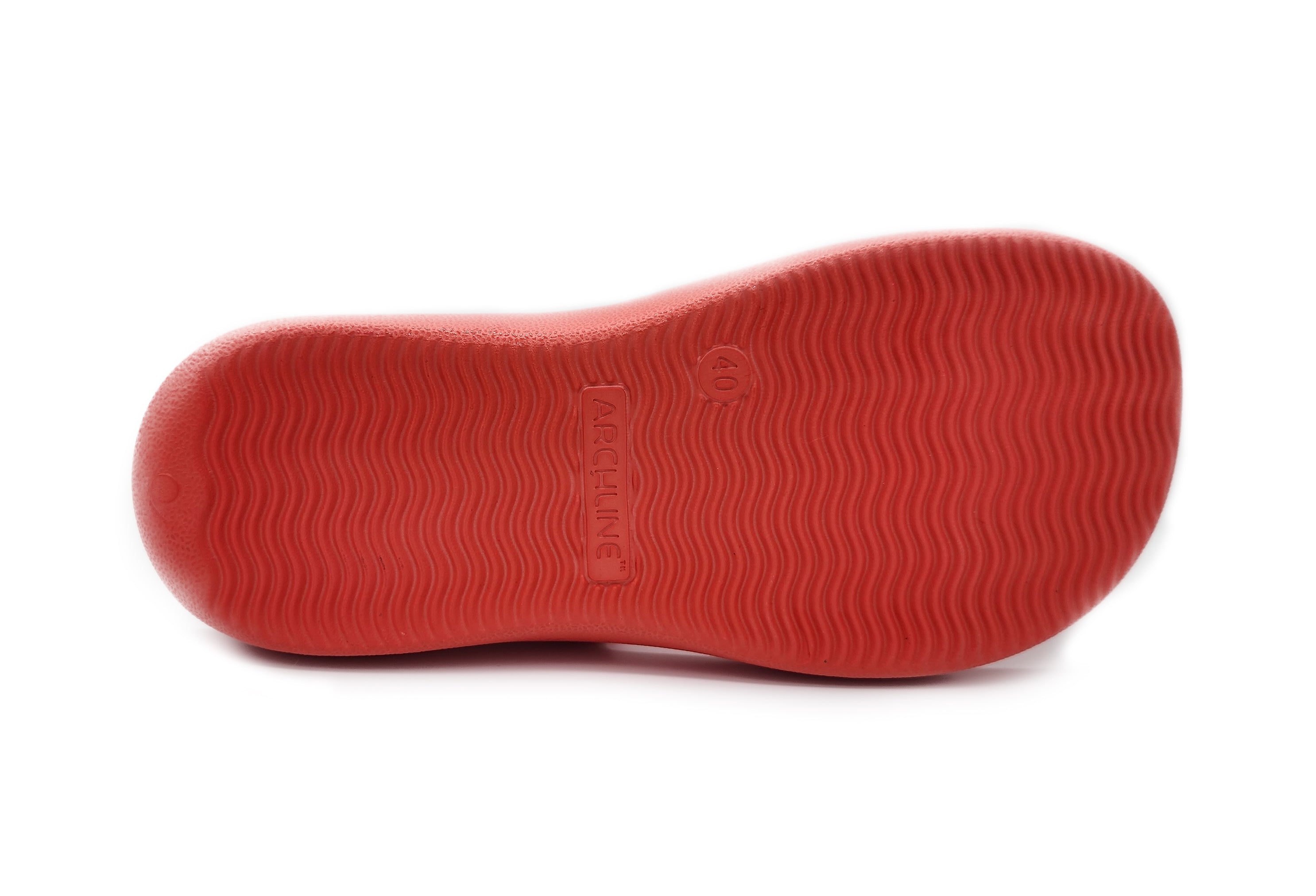 Archline Rebound Orthotic Thongs - Red