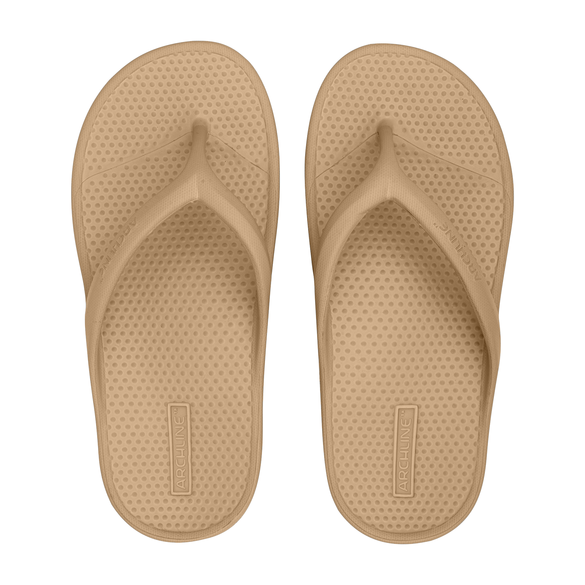 Archline Rebound Orthotic Thongs - Sand