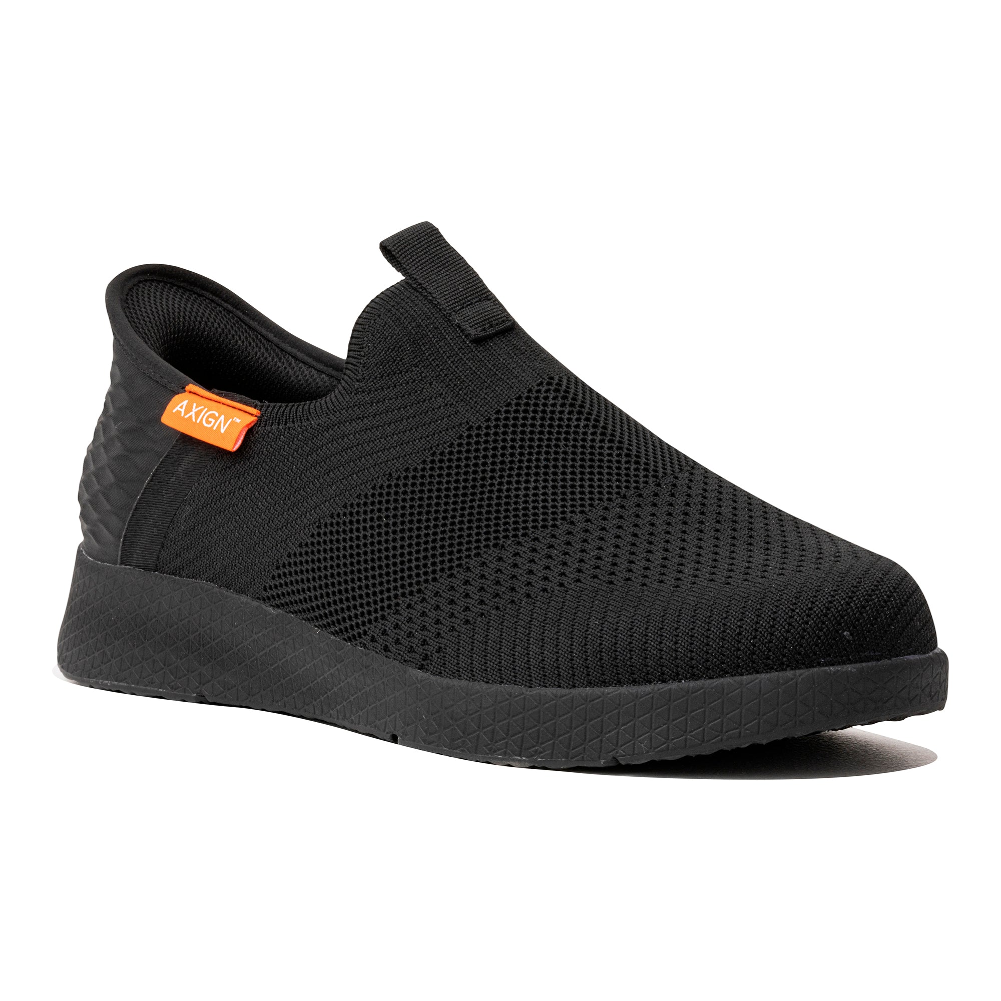Axign Slipstream Lightweight Slip-On Orthotic Shoe - Full Black – Axign ...