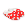 Archline Orthotic Slippers Slip-On – Red with White Polkadots