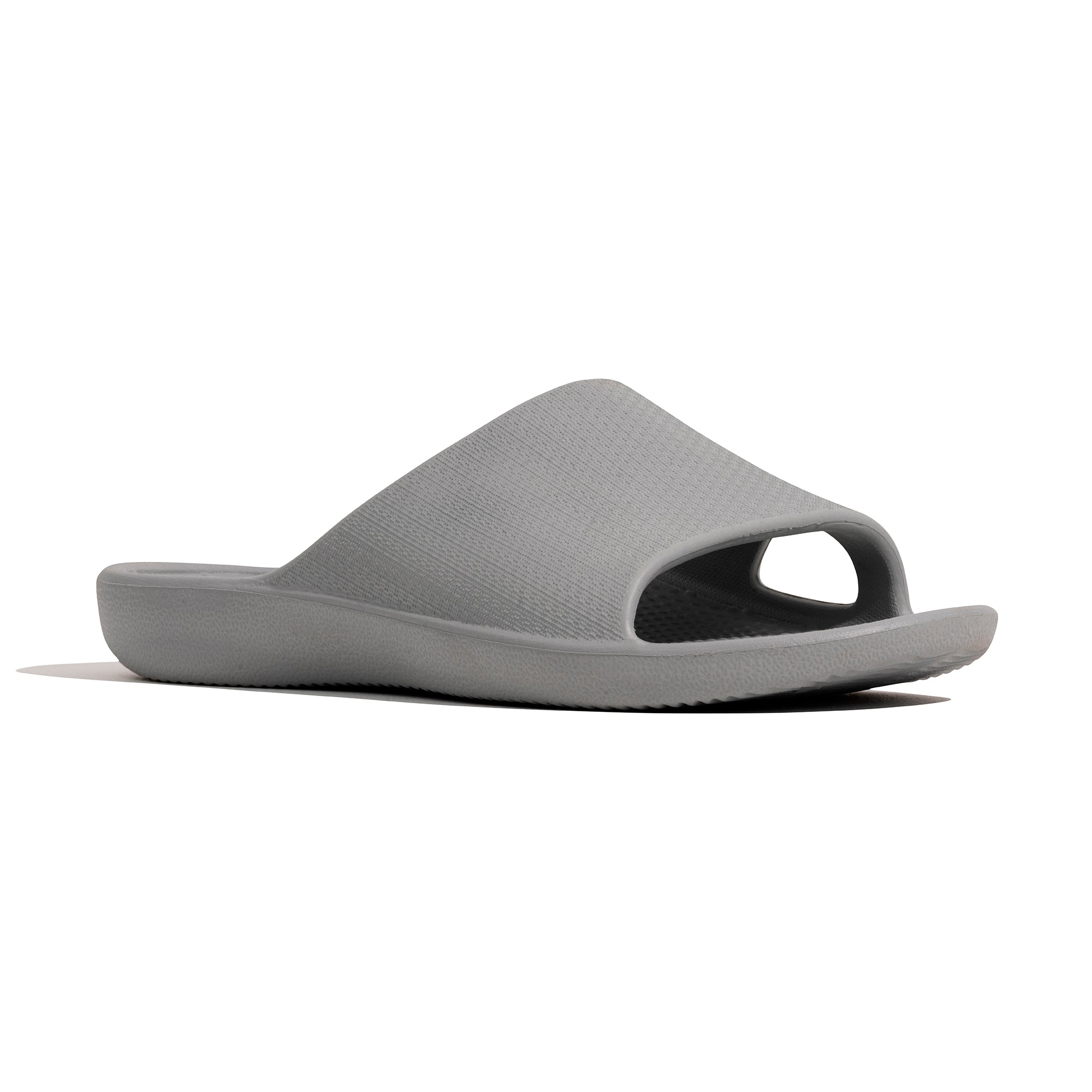 Archline Rebound Orthotic Slides - Stone Grey| Foot Pain Plantar ...