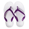 Archline Balance Orthotic Thongs - White/Fuchsia