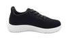 Axign River V2 Lightweight Casual Orthotic Shoe - Black with White Sole