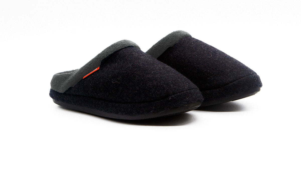 Archline Orthotic Slippers Slip-On – Charcoal Marl – Axign Medical Footwear