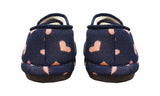 Archline Orthotic Slippers Plus – Navy with Hearts
