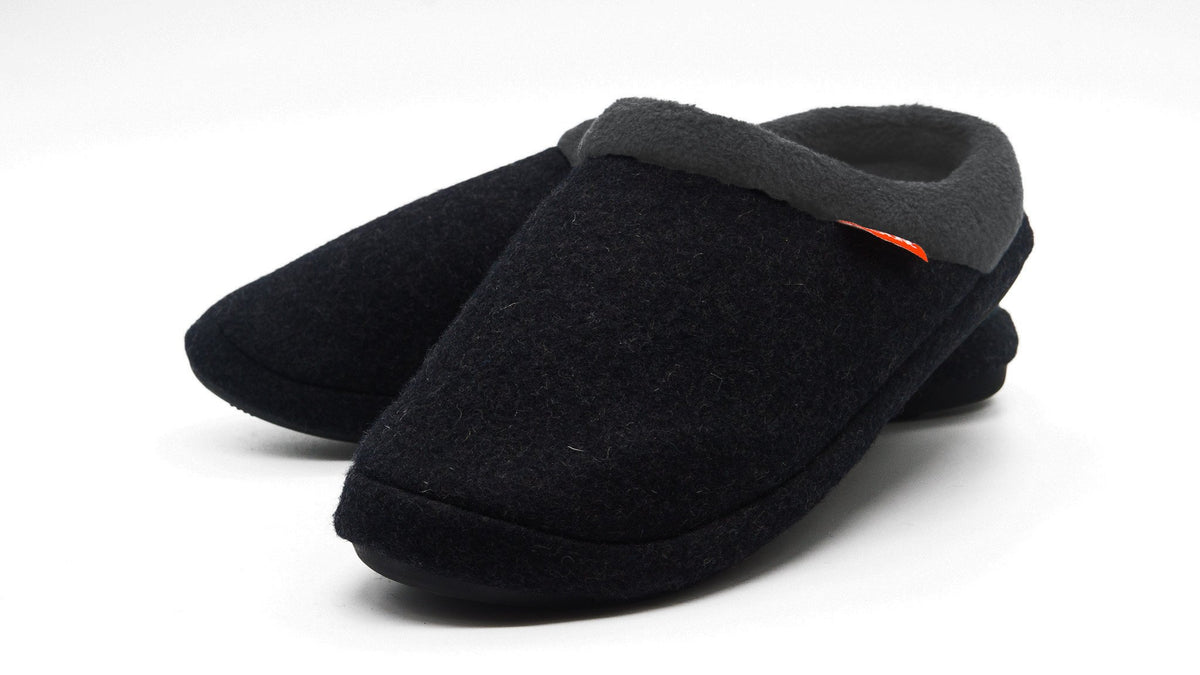 Archline Orthotic Slippers Slip-On – Charcoal Marl – Axign Medical Footwear