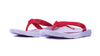 Archline Kids Orthotic Thongs – White/Red