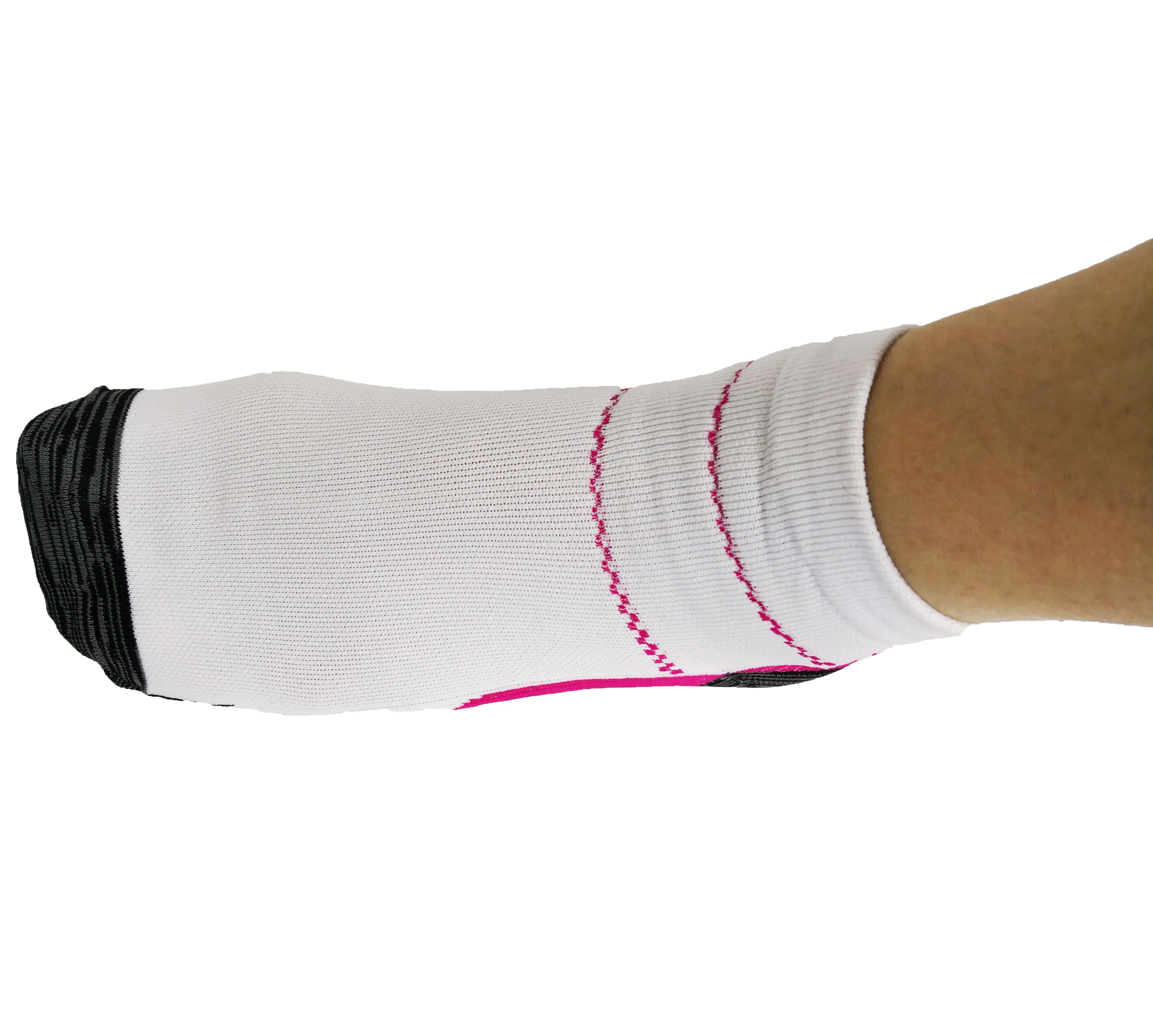 Running Socks Pink/White