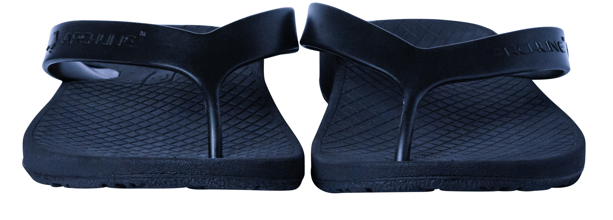 Archline Balance Orthotic Thongs - Navy – Axign Medical Footwear