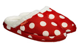 Archline Orthotic Slippers Slip-On – Red with White Polkadots