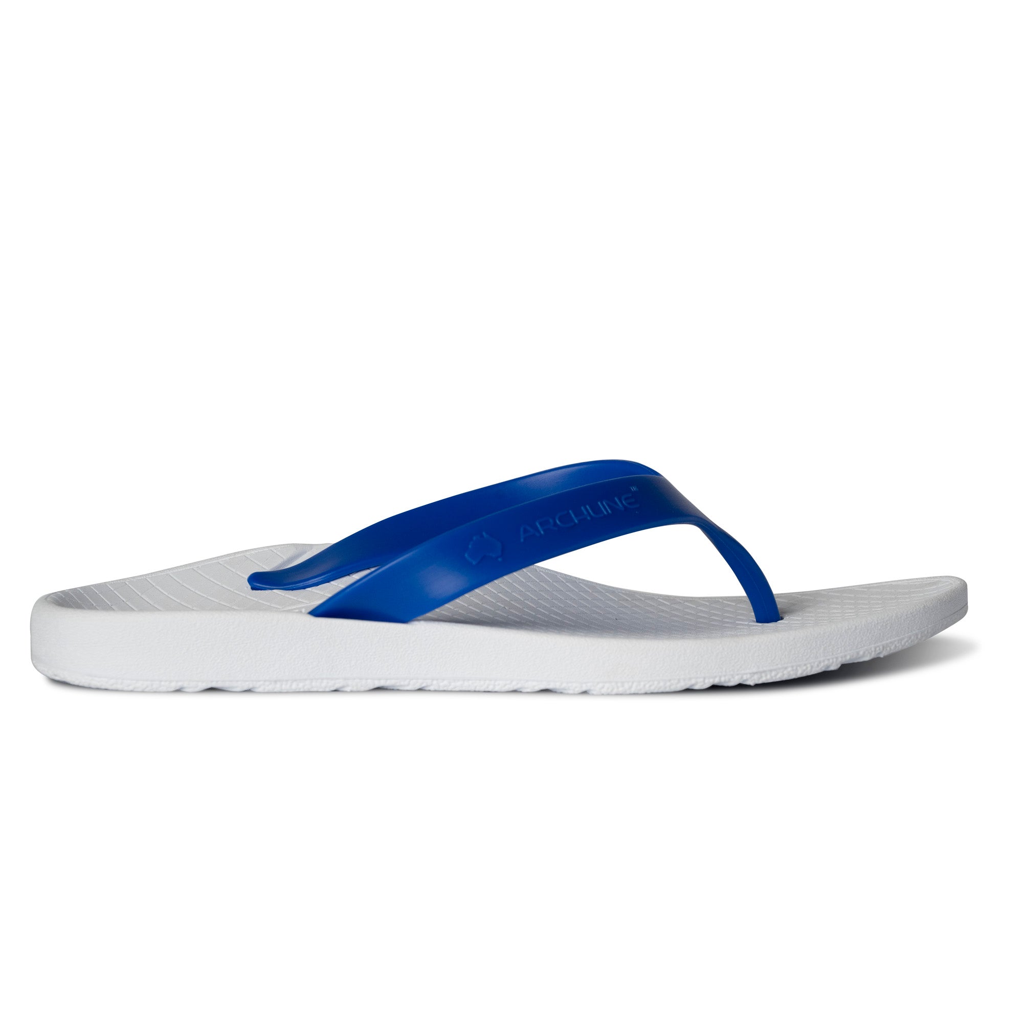Archline Balance Orthotic Thongs - White/Blue