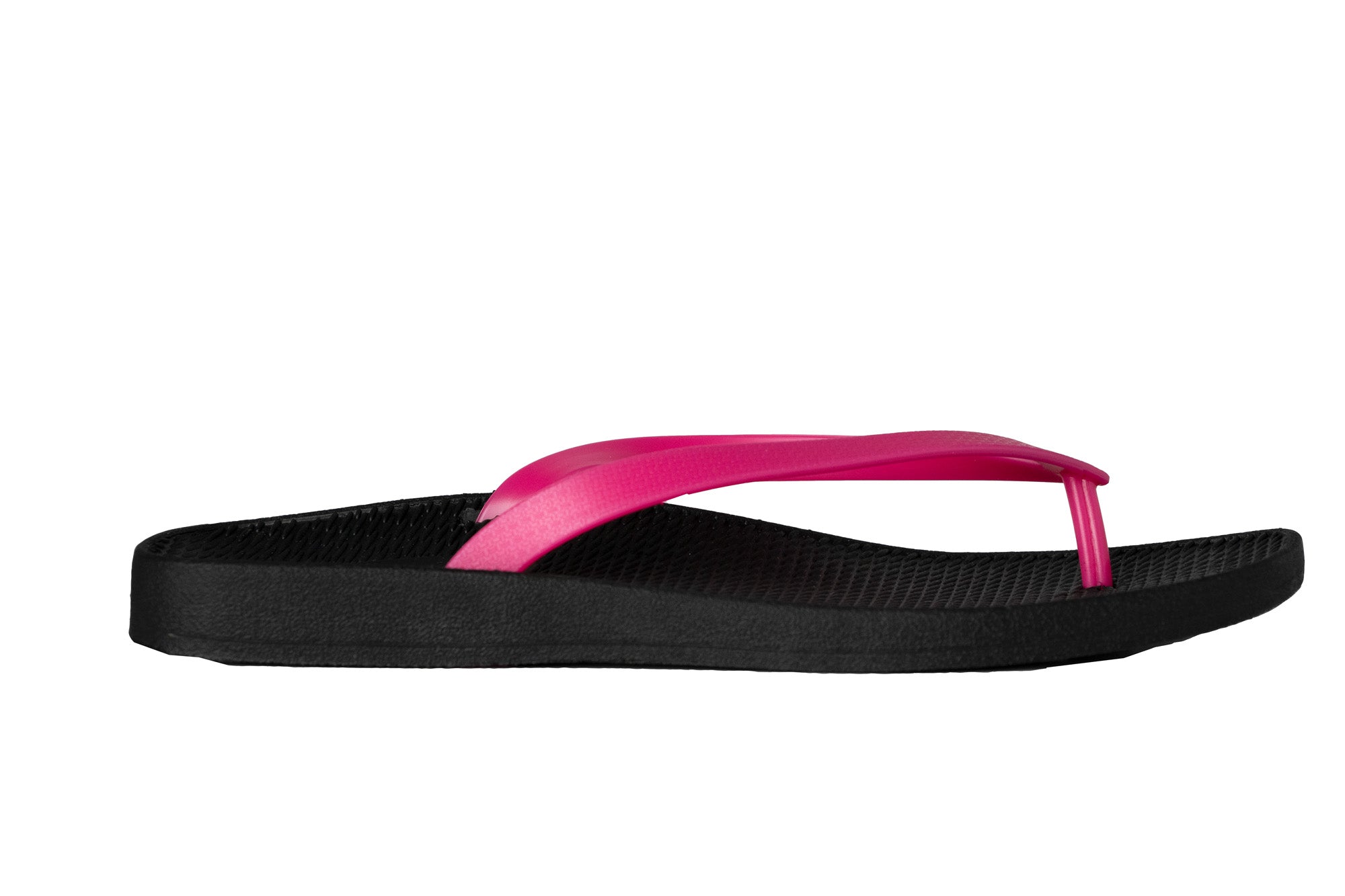 Archline Breeze Orthotic Thongs – Black/Pink